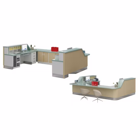 의학 현대 응접 카운터 간호원 역 출납원 단위 병원 상담 접수처